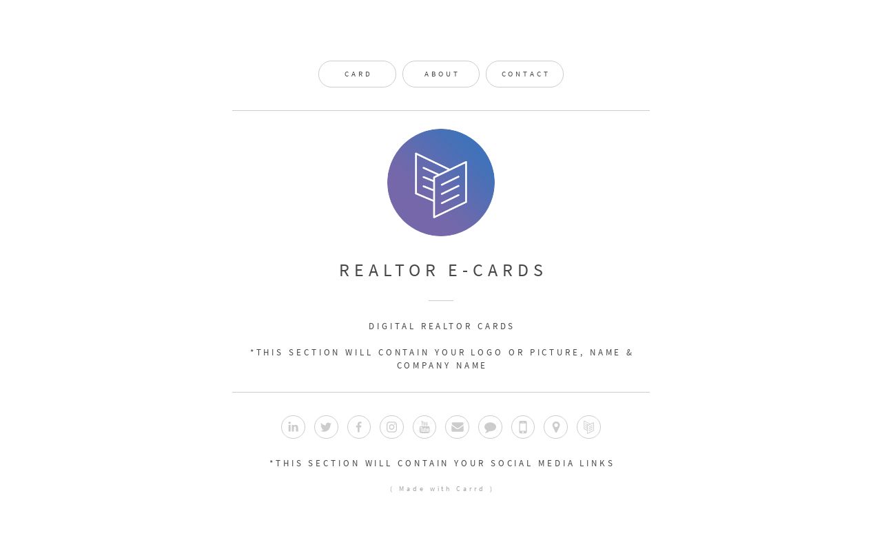 Carrd profile picture for @realtors
